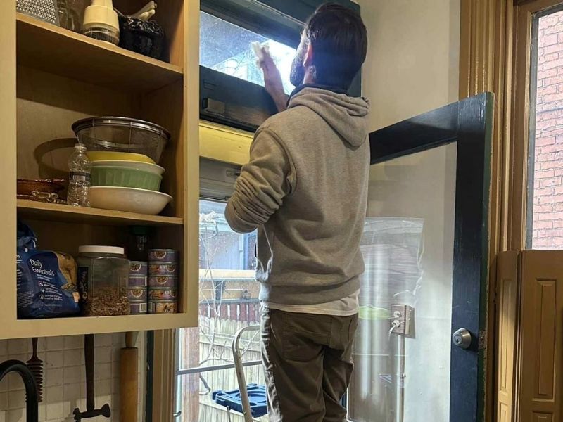 Completed painting project by Philip Snyder Restoration