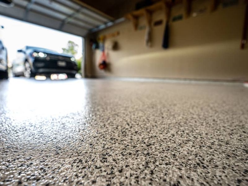 Epoxy floor coating - durable garage floor finish